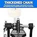 Single Bass Drum Pedal, Kick Drum Pedal for Drum Set Instrument, Single-Chain Drum Foot Pedal for Beginner & Pro Drummers