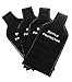 Reusable Wine Bottle Protector for Travel (4 Pack) - Wine Bags with Double Air Bubble Cushion Inner Skin and Leak Proof Exterior Ensures Safe Transportation in Luggage - Great Gift for Wine Lovers