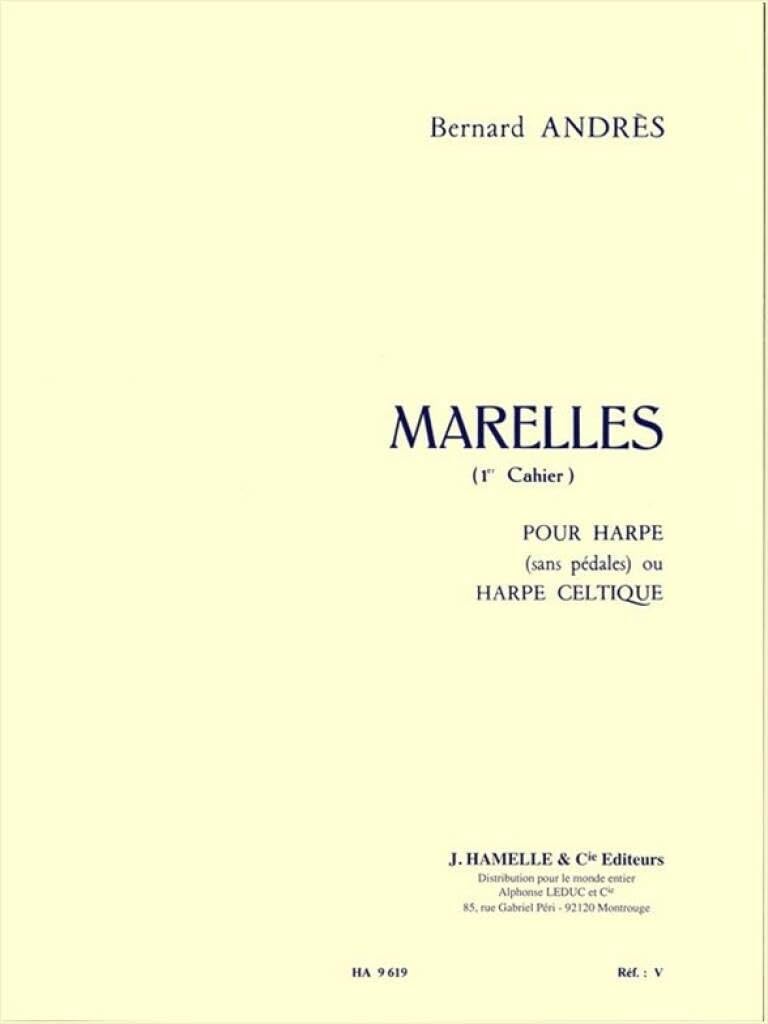 Marelles Vol.1 Nos.1-6 Bernard Andrès Book [Softcover] Harp Alphonse Leduc