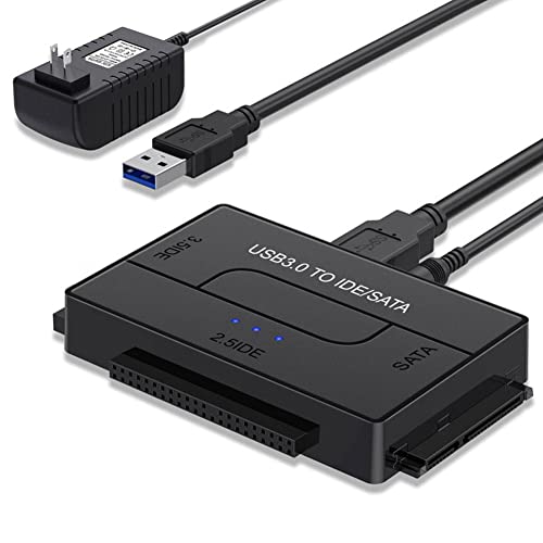 Adaptador USB 3.0 a IDE/SATA para disco duro 2.5" y 3.5" miniatura 6