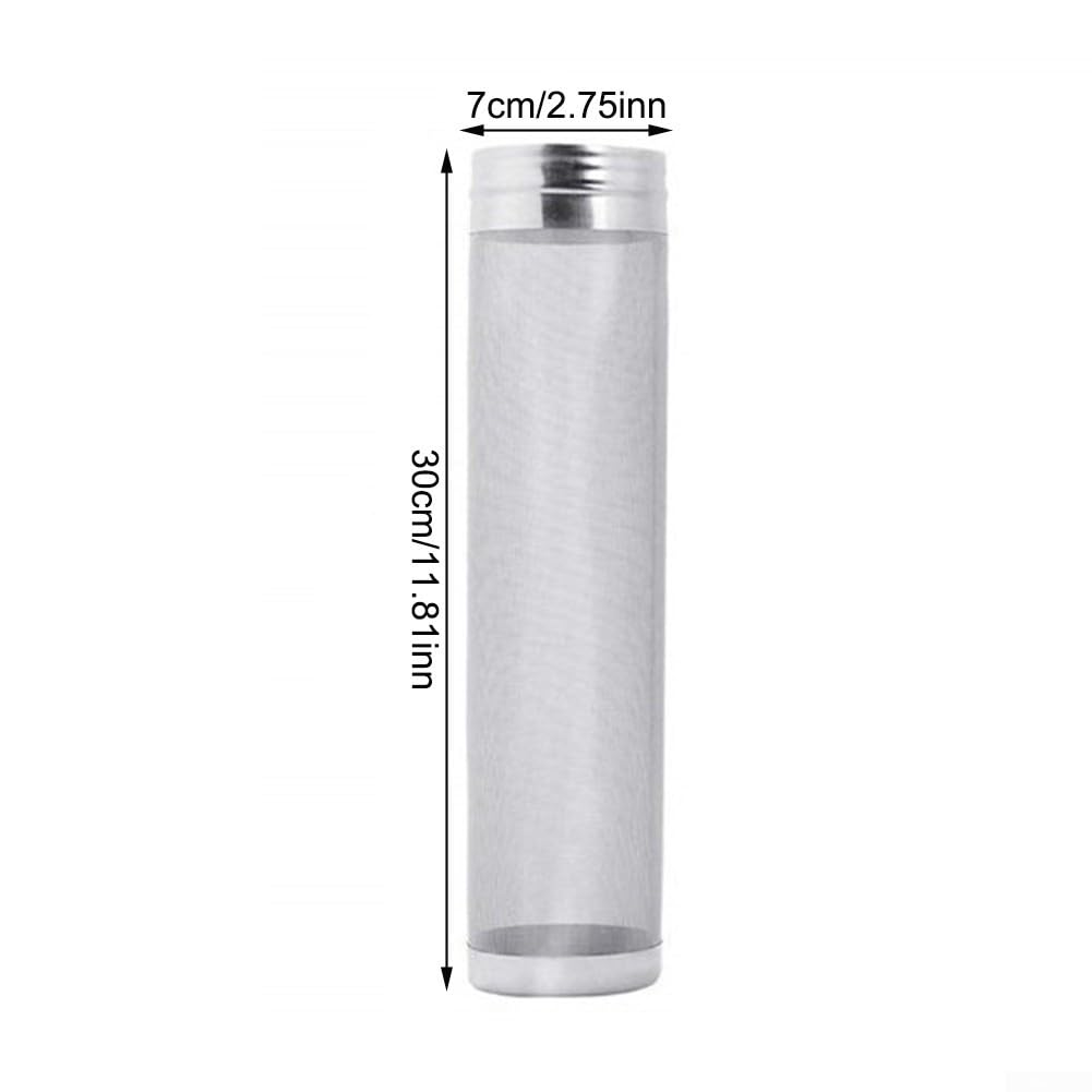 300 Stainless Steel Beer Dry Hopper Filter Strainer Hop Spider Mesh For Home Beer Brewing Kettle(L)