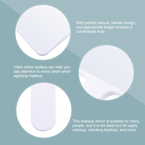Espejo de maquillaje portátil MAGICLULU blanco miniatura 6
