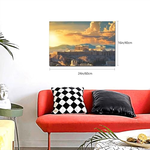 Tableau Acropole impression HD pour habiller un mur vide - 3