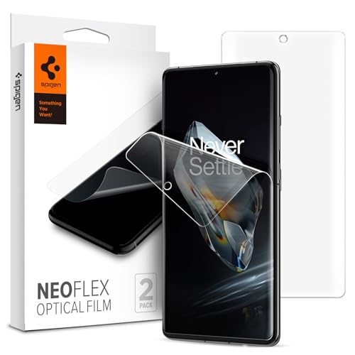 Image of Spigen Thermoplastic Polyurethane Neoflex Film Screen Protector Guard For Oneplus 12 Smartphone (2 Pack)