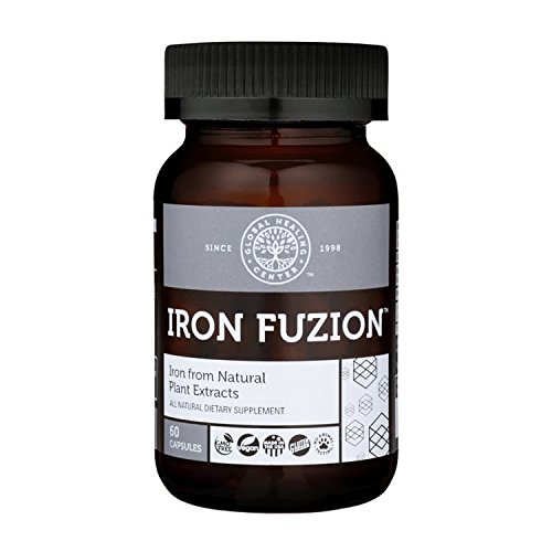 Global-Healing-Center-Iron-Supplement-for-Women-and-Men-Blood-Builder-Vitamin-Capsules-with-Curry-Plant-Extract-Natural-Energy-to-Combat-Fatigue-Brain-Health-Oxygen-Level-Support-60-Pills