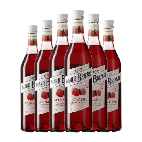 Licores Marie Brizard Granadina 70 cl (Caja de 6 Botellas de 70 cl)