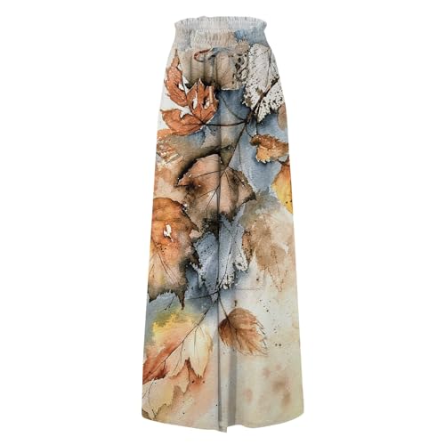 Wide Leg Women Pants Lightweiht Waist Adjustable Drawstring Summer Boho Flowy Palazzo Pants Beach Pants with Pockets2