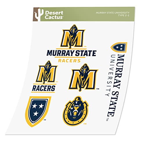Desert Cactus Murray State University Sticker Racers Sticker Vinyl Decals Laptop Water Bottle Car Scrapbook T2 (Type 2)