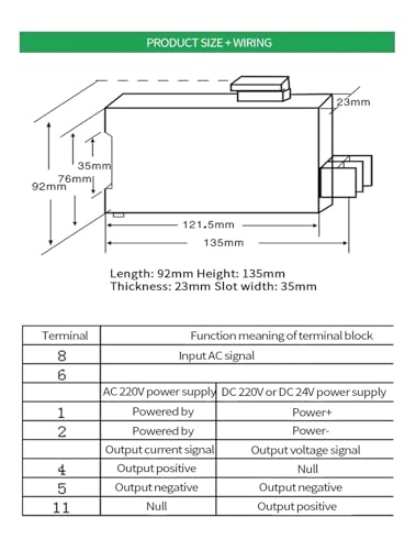 Transducteur de tension AC0-300V haute précision boîtier isolant RS485 - 3