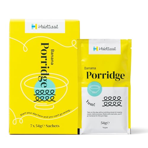 Habitual Pack of 7 Diet Meal Replacement Porridge Sachets | Low Calorie High Protein Porridge | NHS Provider Supporting Diabetes Remission (7, Vegan Banana Porridge) Habitual Pack of 7 Diet Meal Replacement Porridge Sachets | Low Calorie High Protein Porridge | NHS Provider Supporting Diabetes Remission (7, Vegan Banana Porridge)