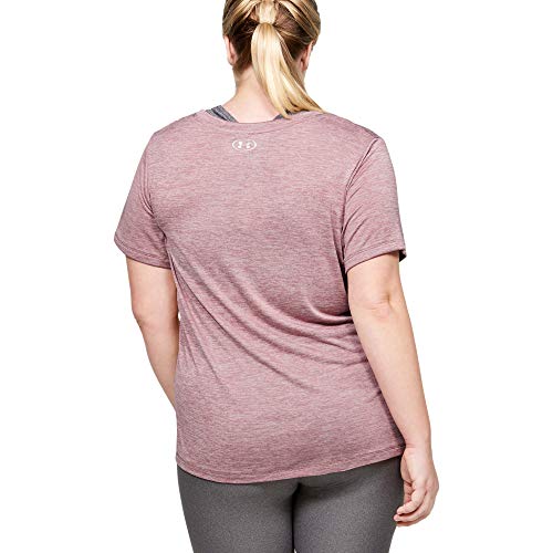 Image of Under Armour Plus Size Tech Solid Short Sleeve V-Neck