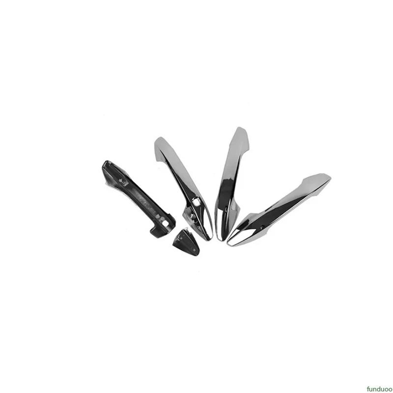 ZAPORA for KIA for Sportage for LHD 2023 2024 2025 Chrome Car Door Handle Cover Trim Sticker Styling Accessories(Silver Handle)
