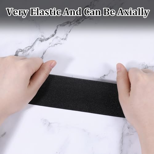 5 X 35cm/2 X 14 inch Mourning Bands for Badges, 6 PCS Funeral Mourning Band Elastic Adjustable Funeral Bands, Black Elastic Arm Band Mournings Armband for Mournings, Funerals, Memorial, Condolence - image 3