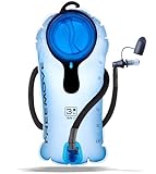 3L Water Bladder with Insulated Tube, Hydration Bladder Pack, Leakproof, Tasteless, BPA Free TPU Material, Large Opening, Quick Release Tube, On/Off Valve, Ideal for Water Backpack