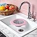 Pink Sewer Plug Floor Drain Cover,Pumps and Plumbing Equipment，Home Kitchen Sink Sewer Round Filter Basket Floor Drain Stopper Strainer Tool Kitchen Sink Accessories