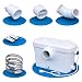 Silent Venus Upflush Systems, White Toilet Macerator Pump for Full Bathroom Anywhere