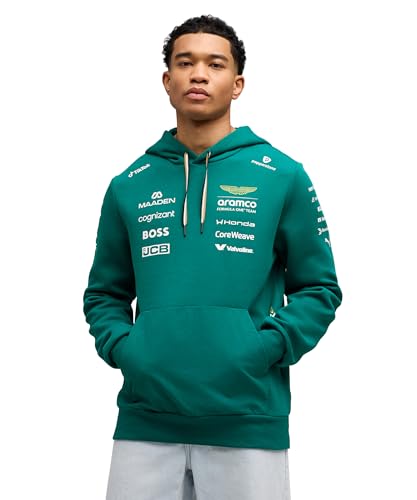 PUMA Aston Martin F1 2026 Herren Team-Hoodie Grün Größe: 3XL