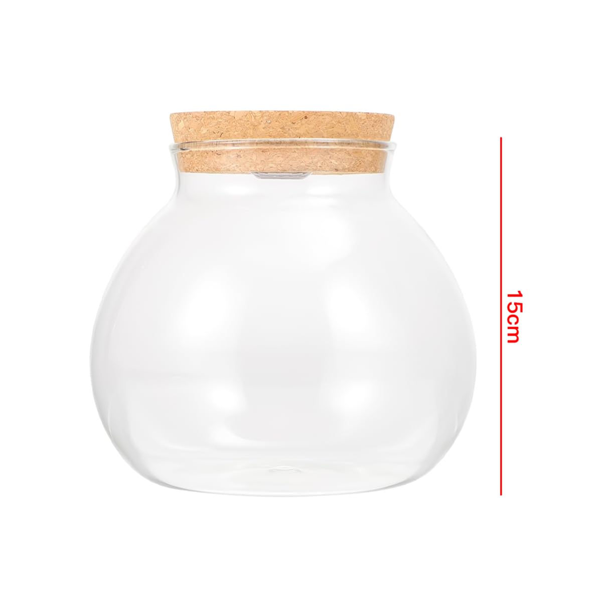 Macetas De Vidrio De Borosilicato Transparente, Jarrón Suculento Hidropónico, Recipiente De Vidrio Musgoso, Decoración De Oficina, Decoración Del Hogar, Contenedor De Paisaje En Miniatura.