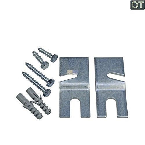 Preisvergleich Produktbild Gerätefußbefestigungsset für Waschmaschinen 00493529 493529 Bosch, Siemens, Neff