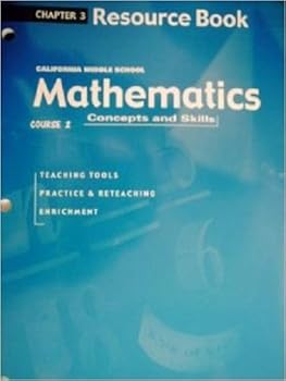 Paperback Mcdougal Littell Concepts & Skills California Resource Book Course 2: Chapter 3 Book