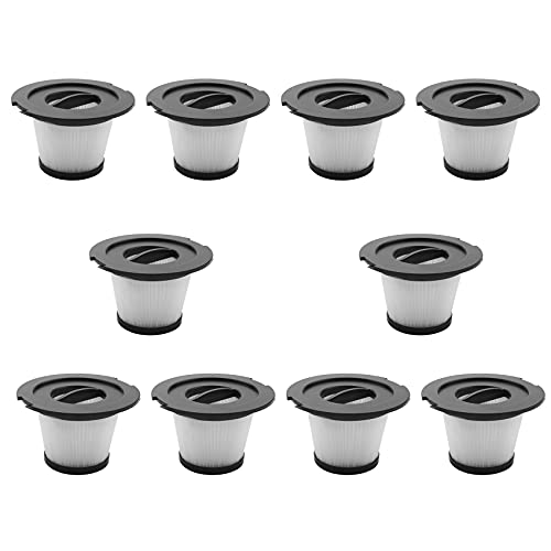 Ctzrzyt Accesorios para Aspiradora InaláMbrica, Juego de 10 Filtros HEPA de Repuesto para Aspiradora InaláMbrica K17