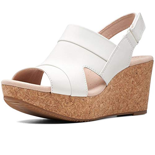 Image of Clarks womens Annadel IvoryWedge Sandal