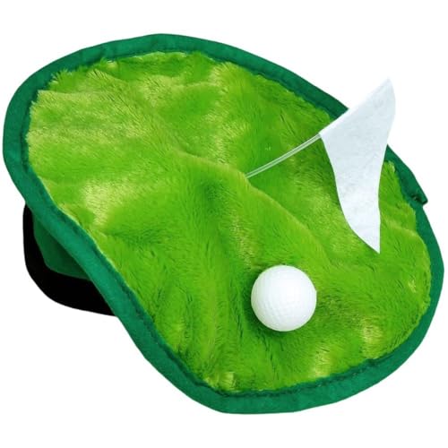 Vobumix Funny Golf Hat Adult Unisex Golf Golf Club Fancy Dress Party Costume Accessories Novelty Golfer Beret Hat With Golf Ball Flag For Golf Party Supplies