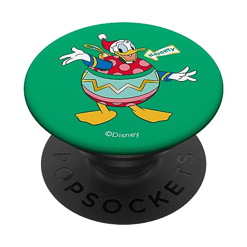 PopGrip de Pato Donald Disney para móvil y soporte decorativo navideño