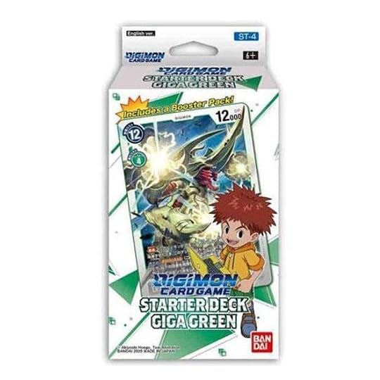 
                            Digimon Card 2021 English TCG Starter Deck: Giga Green - per Deck of 54 Cards
                        