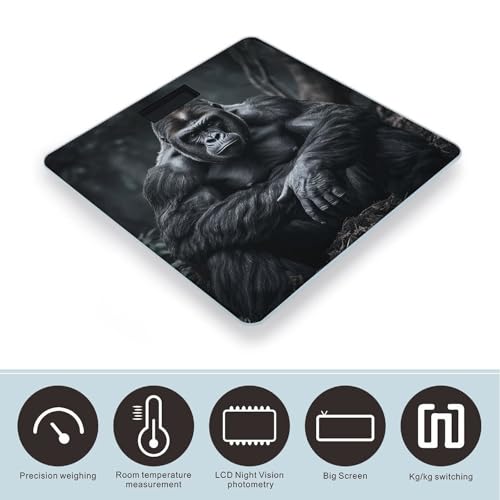 Báscula Digital Gorilla on The Ground para Baño miniatura 3