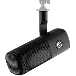 Elgato Wave DX Dynamic XLR Microphone, Cardioid Pattern | Speech-optimized capsule, Room noise rejection, No signal booster needed, Swivel mount included, Broadcast-ready