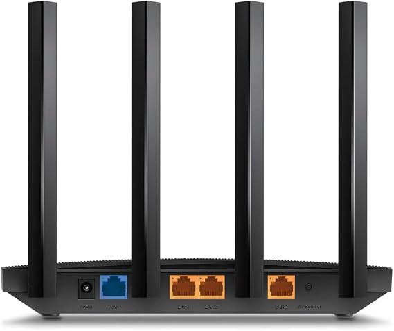 TP-Link Archer AX12, AX1500 Wi-Fi Wireless Router with 6 Gigabit Ports, Fiber Supported, 4 Gigabit LAN Ports, WPA3, Ideal Xbox/PS4/Steam and 4K for Gaming