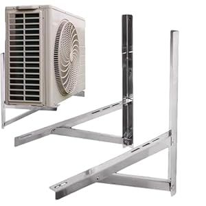Klimaanlagen Montagehalterung - Split-Klimagerät Wandhalterung,Edelstahl Klappbar Halterung Für Wand- Und Fensterklimageräte