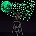 Produktbild Leuchtende Sterne und Mond 435 stück Leuchtsticker Wandtattoo Selbstklebend Fluoreszierend Leuchtaufkleber zum Schlafzimmer Leben Zimmer Dekoration