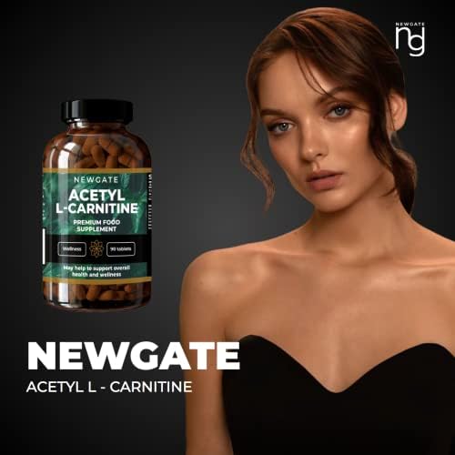 Newgate Labs Acetyl L-Carnitine 500mg 90 Tablets - High Strength Nutritional Supplement - Weight Loss & Fertility Support - Halal