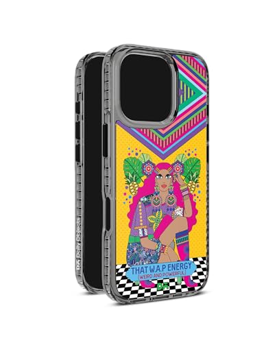 Image of DailyObjects Case for iPhone 16 Pro Max Compatible with Mag-Safe Wireless Charging, Stride 2.0 Weird & Powerful Slim Shockproof Back Cover with Inner Magnetic Ring