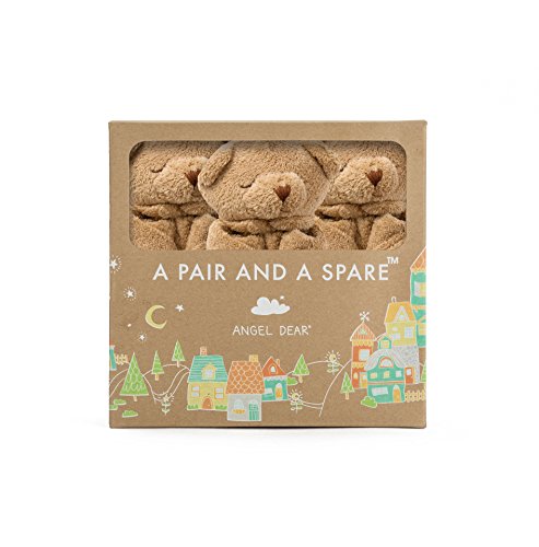 Image of Angel Dear Three of A Kind Blankie, Brown Bear
