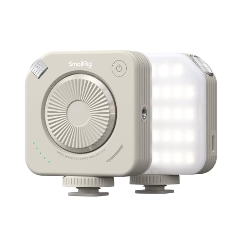 Image of SMALLRIG P96 Neo Mini LED Video Light, Portable Camera Light for Photography, Cold Shoe Light, CRI95+, 2700K-6500K, 1500mAh Battery, Fill Light Accessories for Content Creator, Morandi Gray - 5820