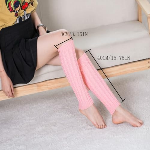 Leg Warmers for Women Knitted Ribbed Stirrup Leg Warmers for Women Winter Extra Soft Long Leg Warmers for Yoga Dance4