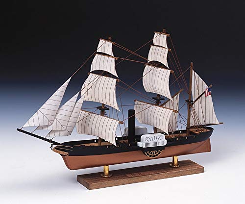 Wooden Sail Boat - Mini Sail Boat [Black Ship]