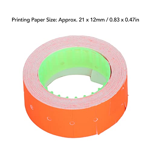 Étiquette de prix 21x12mm rouge Pilipane anti blocage