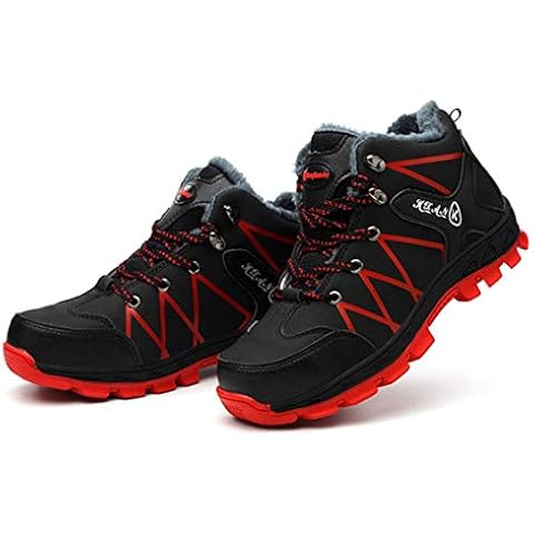 FunBoat Men's Safety Shoes S3 Winter Work Shoes with Steel Cap Waterproof Black Size: 8.5 UK Cover