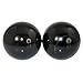 Produktbild Healifty Meditation Kugeln Qigong Kugeln Yin Yang Design Qigongkugeln Klangkugel Massageball Massagekugel Fitness Massage Ball für Handtherapie Handtrainer und Fingertrainer 2 Stücke (Schwarz)
