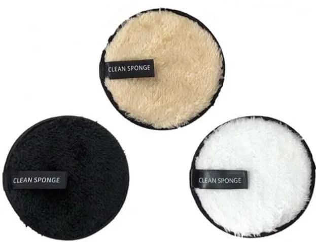Feelhigh Soft Fiber Makeup Remover Pads, Facial Cleansing Pads for Face Makeup (small, 3)-image-28