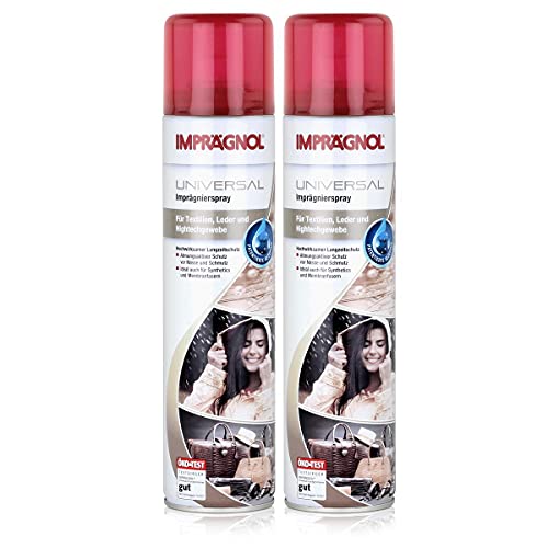 Imprägnol Universal Imprägnierspray 400ml - Wetterschutz für Leder, Textilien &...