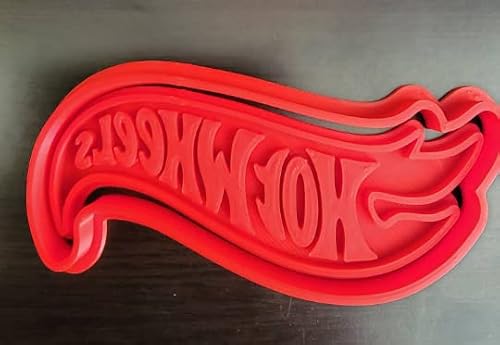 Race Car Wheels Hot Flame Cookie Cutter & Stamp #TOP2
