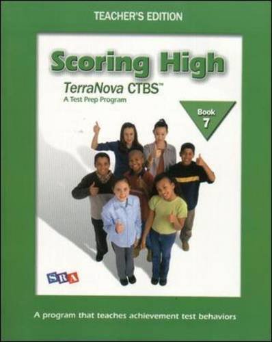 Scoring High on the TerraNova CTBS, Grade 7, Teacher Edition Gratuit
