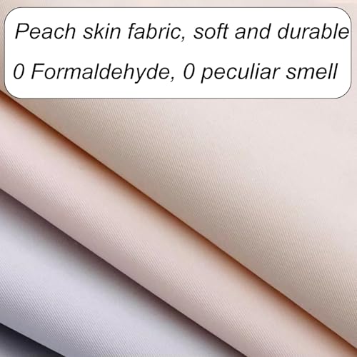 Garment Bags for Hanging Down Jacket, Peach Skin Velvet, Clothes Cover with Clear PVC Window，Sealed Completely，Reuse(Beige,58x15x130cm/23x6x51in)4