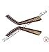 Kozak Chrome Stainless Steel Fender Guard Trim Set (Left Driver & Right Passenger Side) Compatible with Volvo VN VNL VNM 2004-2017 Model Series 430 630 670 780 Plus Logo and Vest