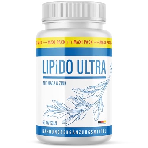Lipido Ultra Kapseln | Für mehr Leidenschaft zu zweit | Leichte Einnahme | 60 Kapseln Inhalt